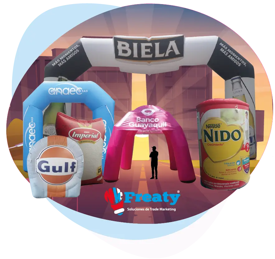 Servicios Freaty — publicidad inflable